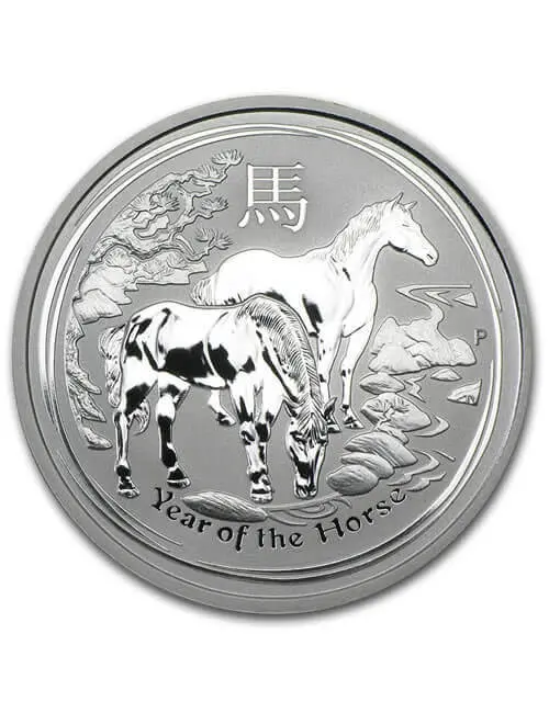 1/2 Oz Silver Australian Lunar Horse Coin