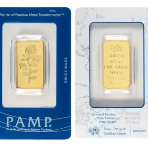 1/2 oz PAMP Suisse Rosa Gold Bar 1/2 oz PAMP Suisse Rosa Gold Bar