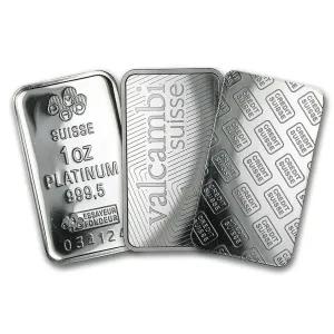 1 Oz Platinum Bar (Random Brand) W Assay 1 Oz Platinum Bar (Random Brand) W Assay