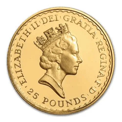 1/4 oz British Gold Britannia Coin (Random Year) - Image 2