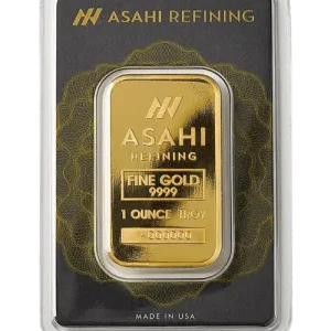 1 oz Asahi Gold Bar .9999 Fine (In Assay) 1 oz Asahi Gold Bar .9999 Fine (In Assay)