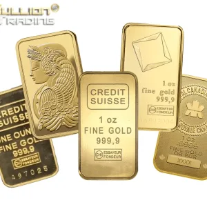 1 oz Gold Bar - Random Brand Secondary Market .9999 1 oz Gold Bar - Random Brand Secondary Market .9999
