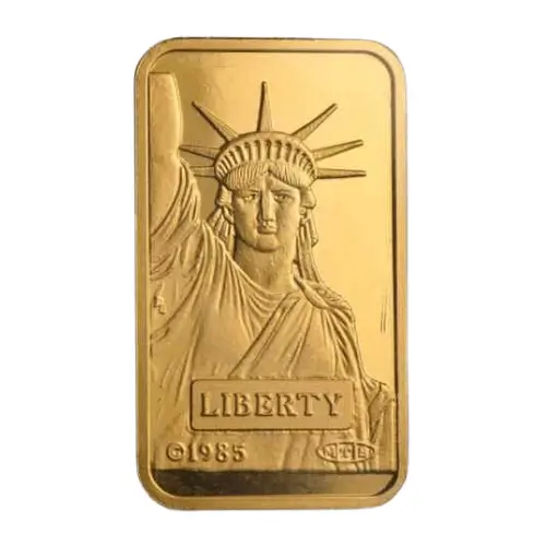 10 gram Credit Suisse Gold Bar Statue of Liberty (In Assay) - Image 3