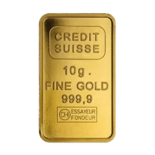 10 gram Credit Suisse Gold Bar Statue of Liberty (In Assay) - Image 2