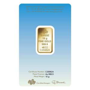 10 Gram Pamp Suisse Gold Romanesque Cross (In Assay) 10 Gram Pamp Suisse Gold Romanesque Cross (In Assay)