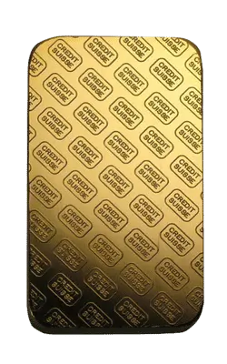 10 oz Credit Suisse Gold Bar (Without Assay) 10 oz Credit Suisse Gold Bar (Without Assay)