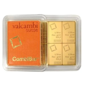 10 x 1/10 oz Valcambi Gold CombiBar (In Assay) 10 x 1/10 oz Valcambi Gold CombiBar (In Assay)