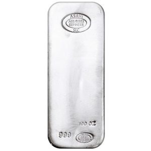 100 oz Asahi Silver Bar 100 oz Asahi Silver Bar
