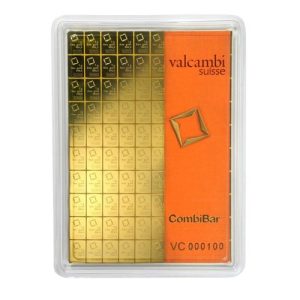 100 x 1 gram Gold Valcambi CombiBar (In Assay) 100 x 1 gram Gold Valcambi CombiBar (In Assay)