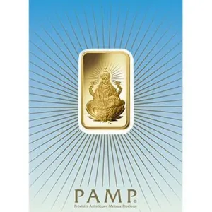 10 Gram PAMP Suisse Gold Bar - Lakshmi (In Assay) 10 Gram PAMP Suisse Gold Bar - Lakshmi (In Assay)