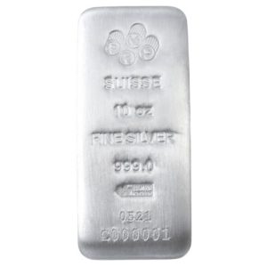 10 oz Random Brand 999 Silver Bar 10 oz Random Brand 999 Silver Bar