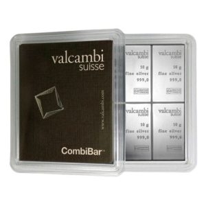 100 Gram (10 x 10g) Valcambi Silver CombiBar (In Assay) 100 Gram (10 x 10g) Valcambi Silver CombiBar (In Assay)