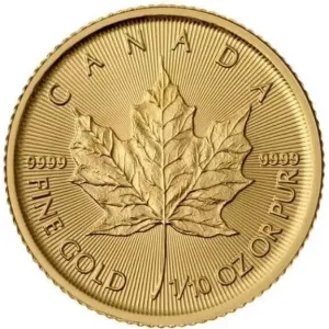 Canadian 1/10 oz Gold Maple Leaf Coin(Random Year) Canadian 1/10 oz Gold Maple Leaf Coin(Random Year)