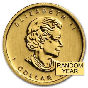 1/20 Oz Gold Coin - Canadian Maple Leaf 1/20 Oz Gold Coin - Canadian Maple Leaf