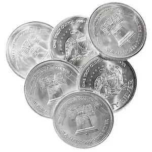 1 oz A Mark Silver Round .999 Fine 1 oz A Mark Silver Round .999 Fine