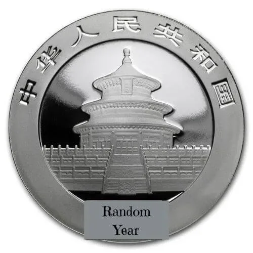 1 oz Silver Chinese Panda Coins Random Years