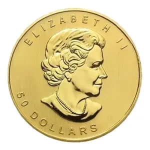 1 oz Canadian Gold Maple Leaf Coin .9999 Fine - Random Year 1 oz Canadian Gold Maple Leaf Coin .9999 Fine - Random Year