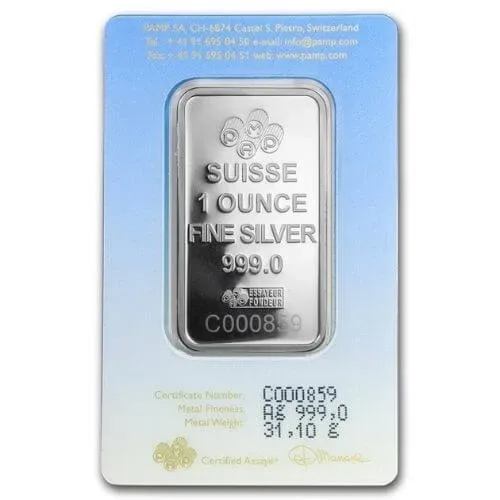 1 oz PAMP Suisse Silver Bar - Lakshmi(In Assay) - Image 2