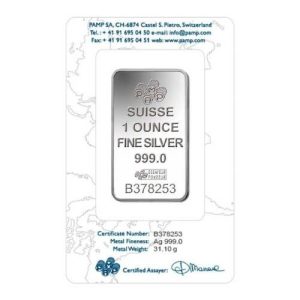 1 oz Silver Bar - PAMP Lady Fortuna (In Assay) 1 oz Silver Bar - PAMP Lady Fortuna (In Assay)