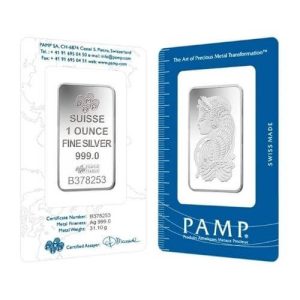 1 oz Silver Bar - PAMP Lady Fortuna (In Assay) 1 oz Silver Bar - PAMP Lady Fortuna (In Assay)