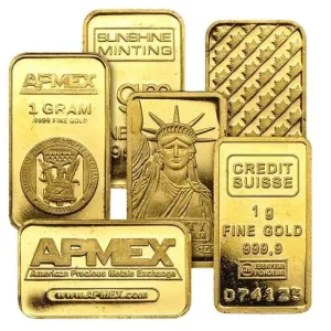 1 gram Gold Bar - Secondary Market 1 gram Gold Bar - Secondary Market