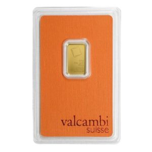 2.5 Gram Valcambi Gold Bar (In Assay) 2.5 Gram Valcambi Gold Bar (In Assay)