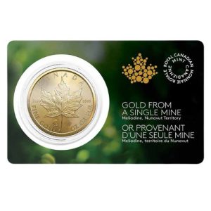 1 oz Gold Maple Leaf Single Sourced Mine 2022 RCM BU (Assay Card) 1 oz Gold Maple Leaf Single Sourced Mine 2022 RCM BU (Assay Card)