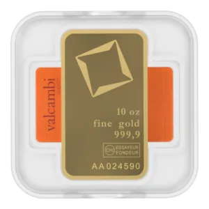 10 oz Valcambi Suisse Gold Bar (w/Assay) 10 oz Valcambi Suisse Gold Bar (w/Assay)