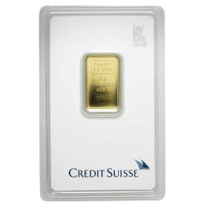 5 Gram Credit Suisse Gold Bar Statue of Liberty (In Assay) 5 Gram Credit Suisse Gold Bar Statue of Liberty (In Assay)