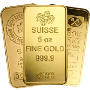 5 oz Gold Bar - Secondary Market 5 oz Gold Bar - Secondary Market