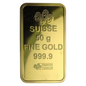 50 Gram PAMP Suisse Gold Bar - Lady Fortuna(In Assay) 50 Gram PAMP Suisse Gold Bar - Lady Fortuna(In Assay)