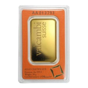 50 Gram Valcambi Gold Bar (In Assay) 50 Gram Valcambi Gold Bar (In Assay)