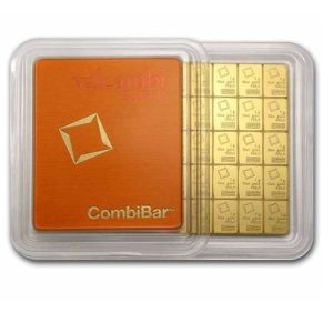 50 x 1 gram Gold Valcambi CombiBar™ (In Assay) 50 x 1 gram Gold Valcambi CombiBar™ (In Assay)