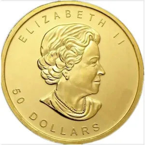 1/2 OZ Gold Maple Leaf - Canadian Maple Leaf Coin 1/2 OZ Gold Maple Leaf - Canadian Maple Leaf Coin