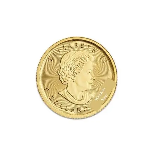 Canadian 1/10 oz Gold Maple Leaf Coin(Random Year)