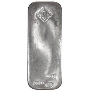 Johnson Matthey 100 Oz Silver Bar Johnson Matthey 100 Oz Silver Bar
