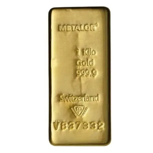 1 Kilo Metalor Gold Bar .9999 Fine(New)