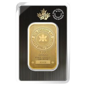 Royal Canadian Mint 1 oz Gold Bar (Classic Assay) Royal Canadian Mint 1 oz Gold Bar (Classic Assay)