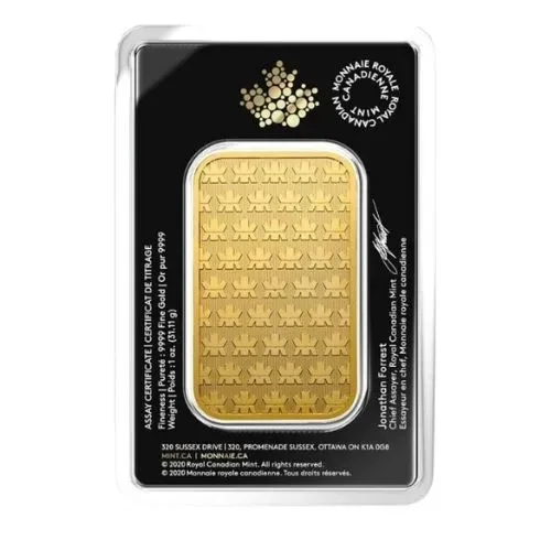 Royal Canadian Mint 1 oz Gold Bar (Classic Assay) - Image 2