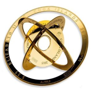 2015 1 oz Cook Islands Gold Armillary Coin $100 Valcambi 2015 1 oz Cook Islands Gold Armillary Coin $100 Valcambi