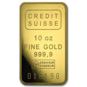 10 oz Gold Bar-Secondary Market .9999 Fine 10 oz Gold Bar-Secondary Market .9999 Fine
