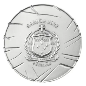 Samoa 1 oz DC Comics Two-Face Supervillain Silver Coin 2022 Samoa 1 oz DC Comics Two-Face Supervillain Silver Coin 2022