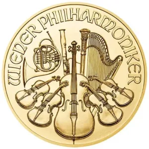 1 oz Austrian Philharmonic Gold Coin(Random Year) 1 oz Austrian Philharmonic Gold Coin(Random Year)