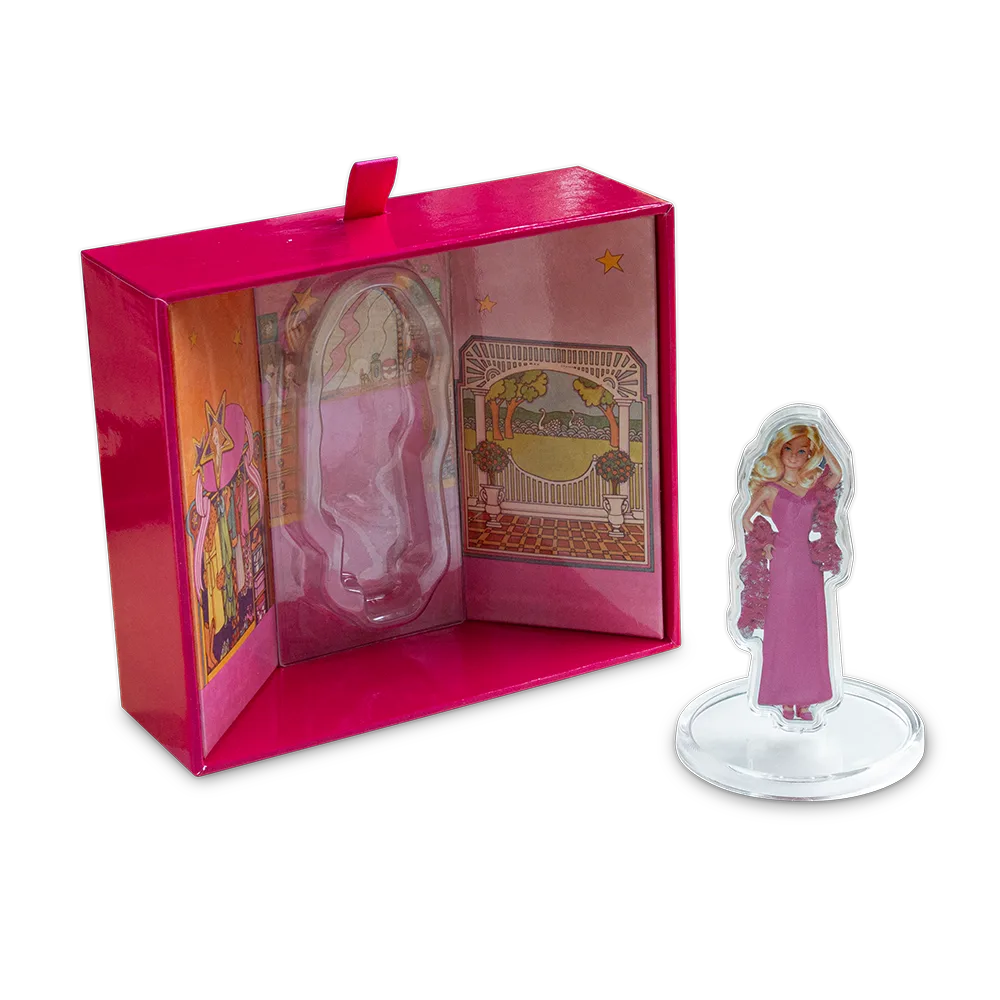 1 oz I Love Barbie Superstar Barbie™ Silver Coin - Image 4