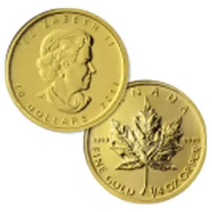 1/4 Oz Gold Maple Leaf - Canadian Maple Leaf Coin 1/4 Oz Gold Maple Leaf - Canadian Maple Leaf Coin