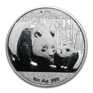 1 oz Silver Chinese Panda Coins Random Years 1 oz Silver Chinese Panda Coins Random Years