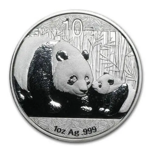 1 oz Silver Chinese Panda Coins Random Years - Image 2