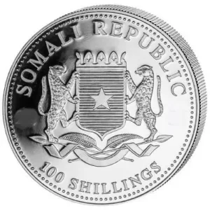 1 oz Somalia Silver Elephant Coin 1 oz Somalia Silver Elephant Coin