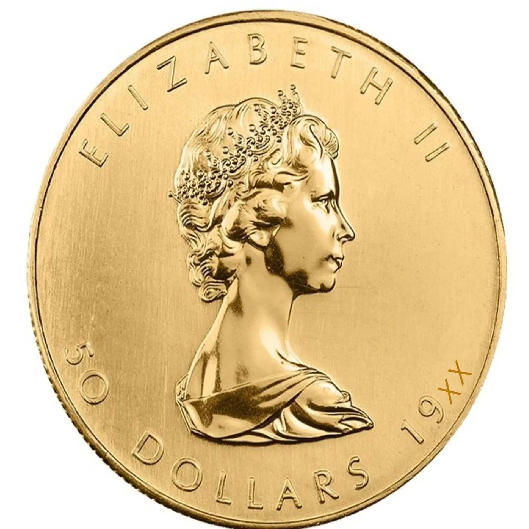 1 oz Canadian Maple Leaf Gold Coin .999 Fine - Random Year