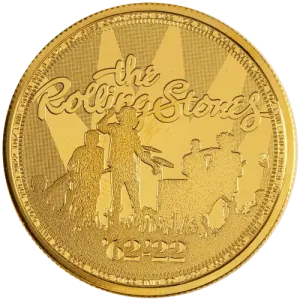 1 oz Rolling Stones Gold Coin 1 oz Rolling Stones Gold Coin